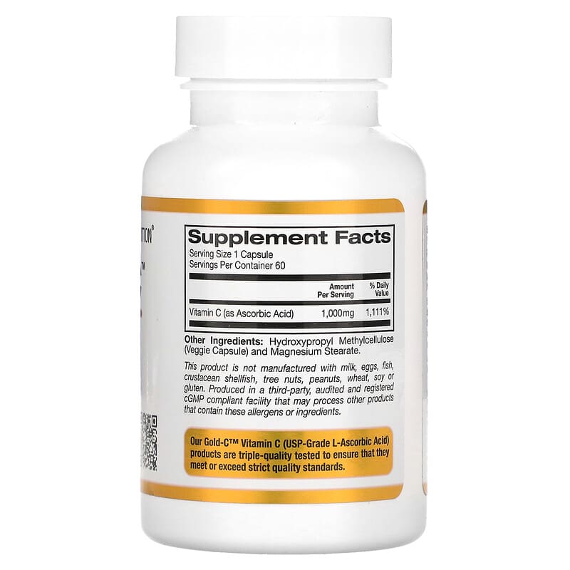 California Gold Nutrition, Gold C, USP Grade Vitamin C