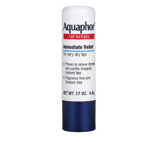 Aquaphor Lip Repair Stick Immediate Relief Fragrance Free 1 Stick 4.8g