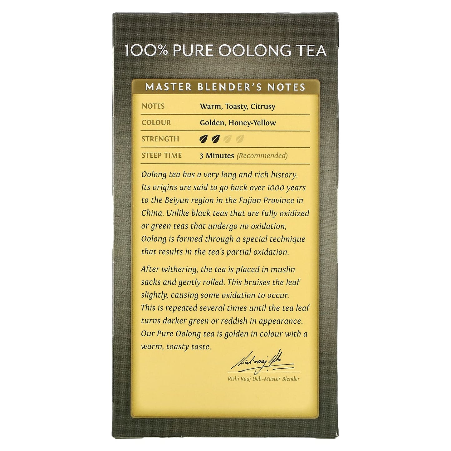 Twinings 100% Pure Oolong Tea 20 Tea Bags 40g