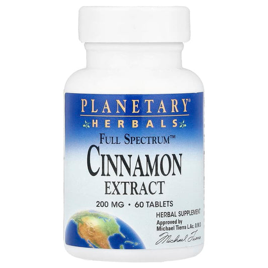 Planetary Herbals, Full Spectrum™ Cinnamon Extract 60 Tablets