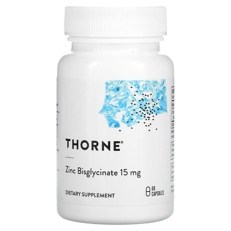 Thorne Zinc Bisglycinate 60 Capsules