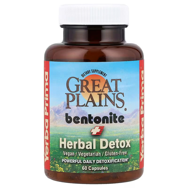 Yerba Prima, Great Plains® Bentonite + Herbal Detox