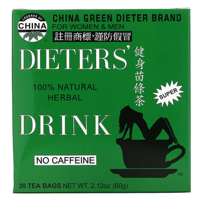 Uncle Lee's Tea, Legends of China, Dieter's 100% Natural Herbal Drink, No Caffeine