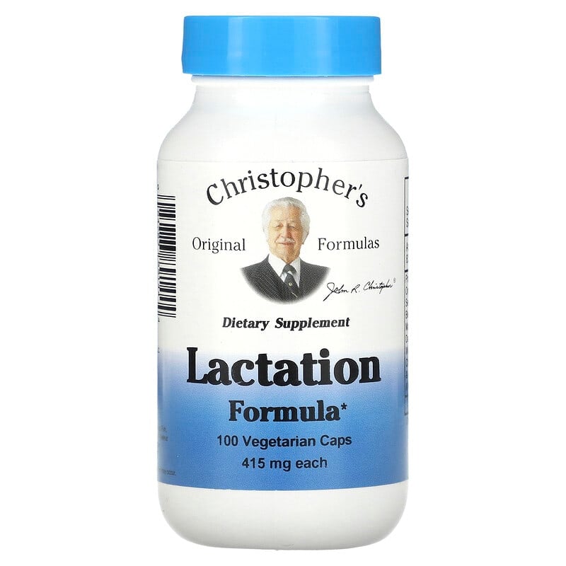 Christopher's Original Formulas Lactation Formula 415 mg 100 Vegetarian Caps