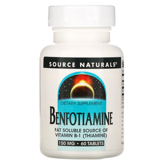 Source Naturals Benfotiamine 150 mg 60 Tablets