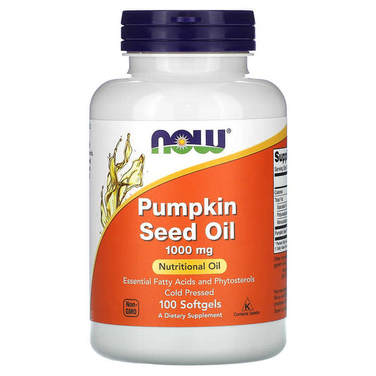 NOW Foods Pumpkin Seed Oil 1,000 mg (500 mg per Softgel)