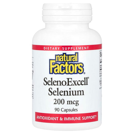 Natural Factors SelenoExcell Selenium 200 mcg 90 Capsules