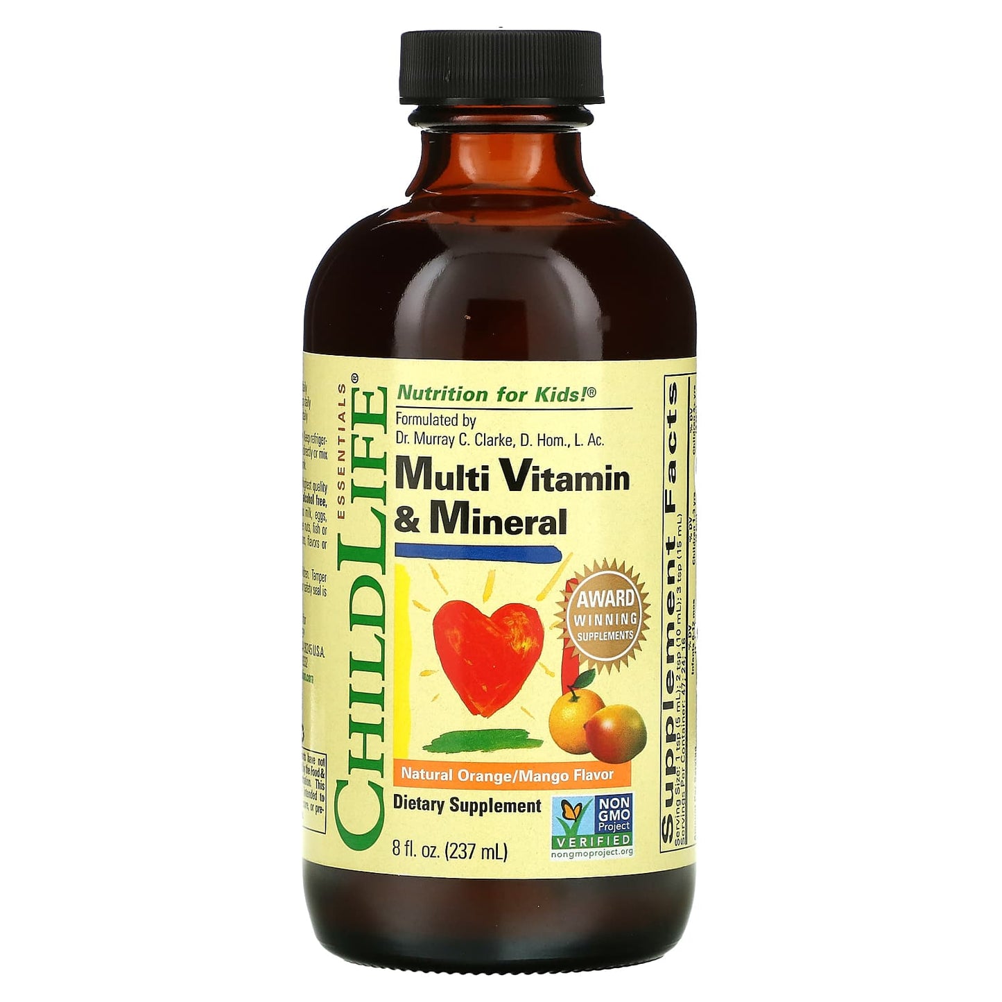 ChildLife Essentials Essentials Multi Vitamin & Mineral Natural Orange/Mango 237ml