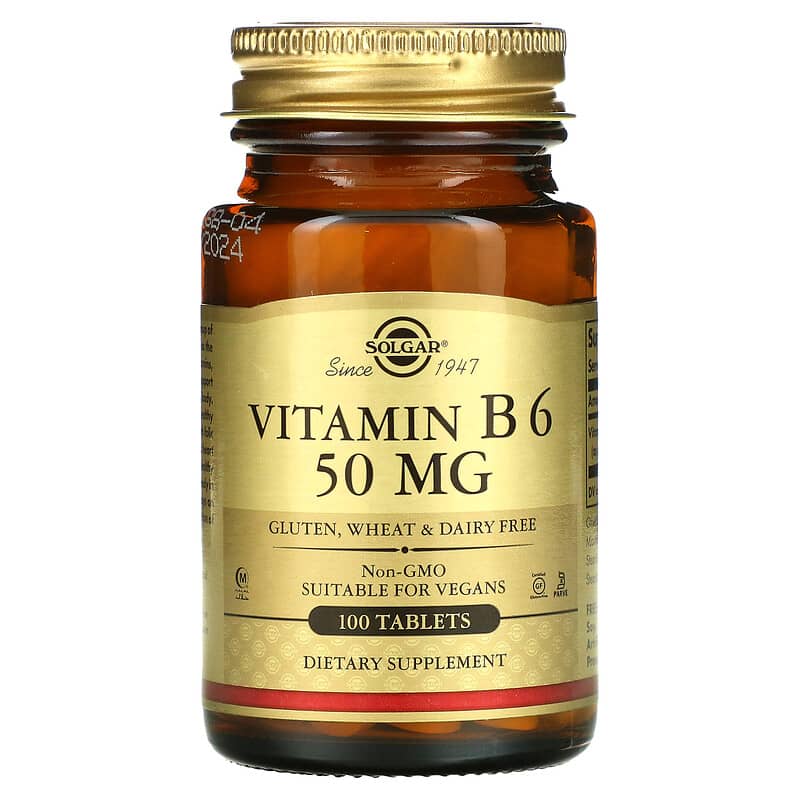 Solgar Vitamin B6 100 Tablets