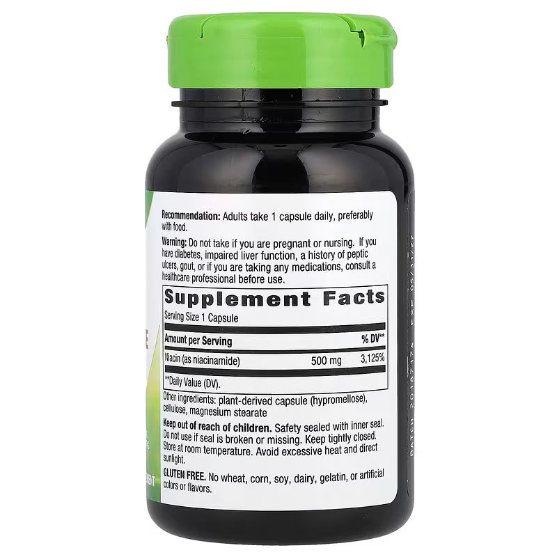 Nature's Way, Niacinamide, Non-Flushing, 500 mg, 100 Capsules