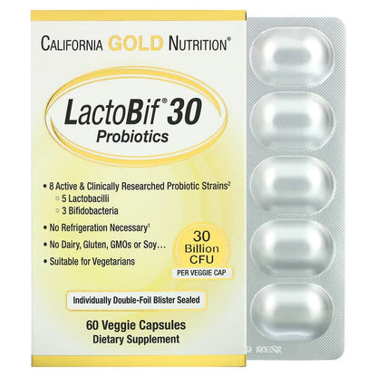 California Gold Nutrition, LactoBif Probiotics