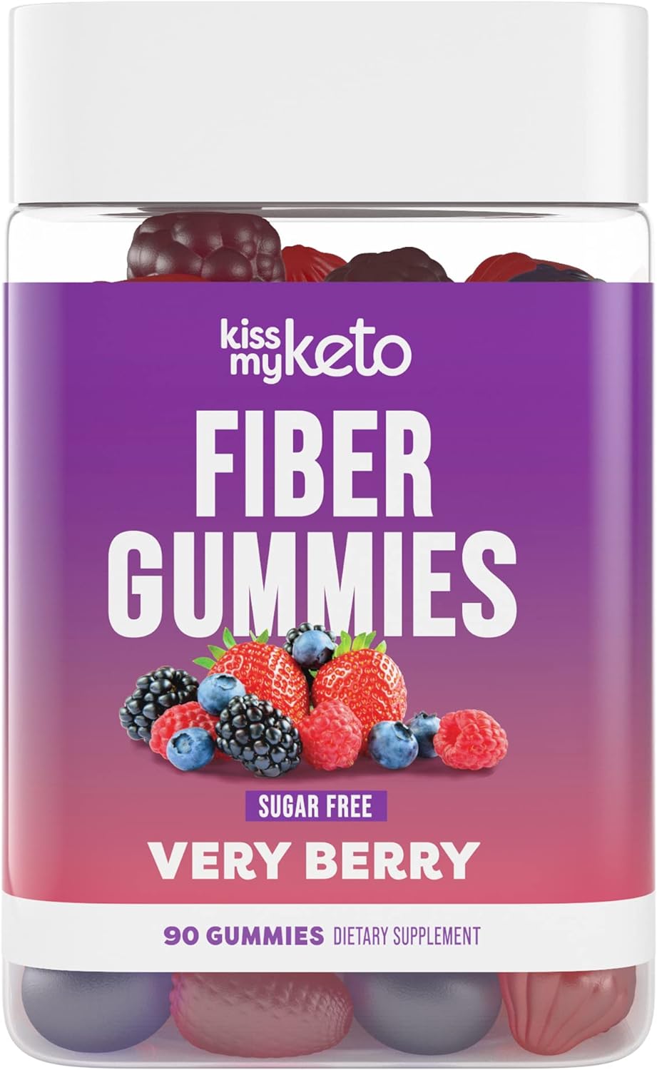 Kiss My Keto Fibre Gummies for Adults Sugar Free