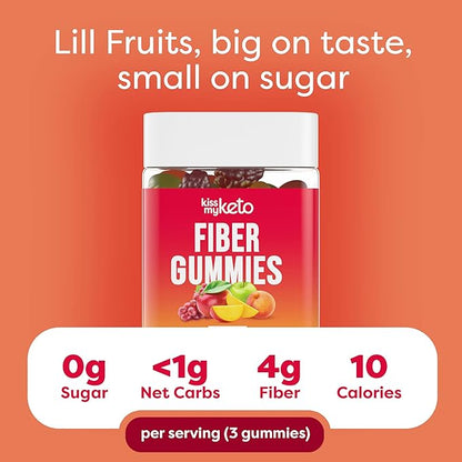 Kiss My Keto Fibre Gummies for Adults Sugar Free