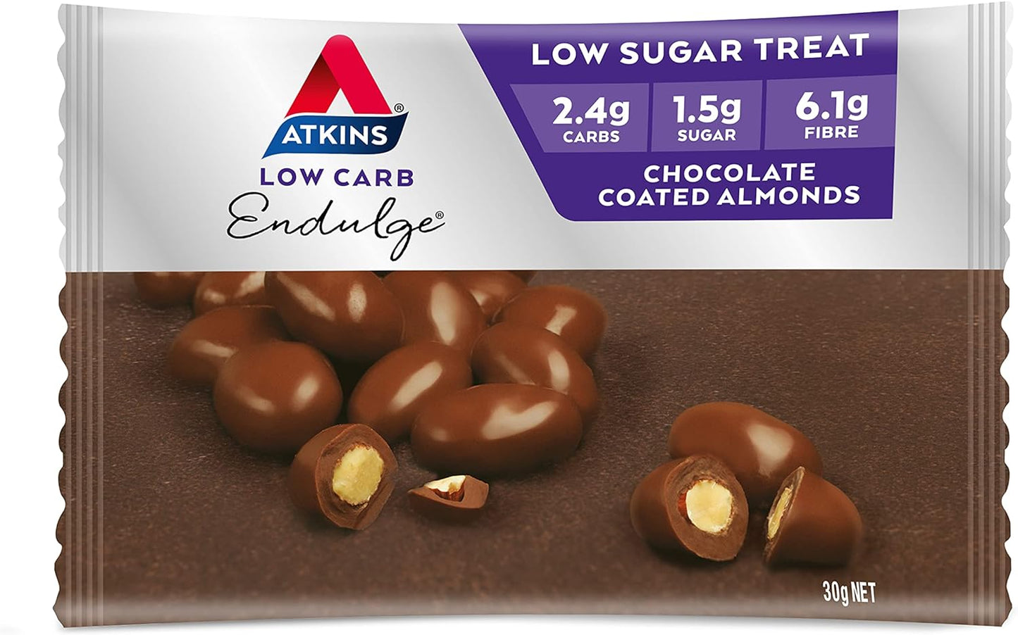 Atkins Endulge Chocolate Coated Almonds 30g