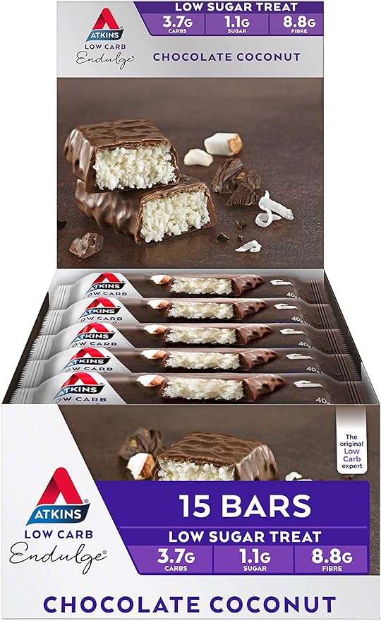 Atkins Endulge Chocolate Coconut Bar 40g