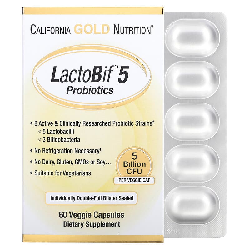 California Gold Nutrition, LactoBif Probiotics