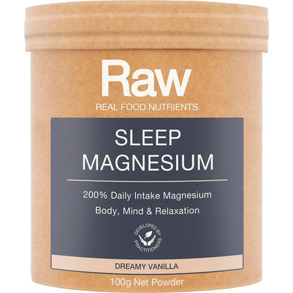 Amazonia Raw Sleep Magnesium Dreamy Vanilla 100g - Amazonia