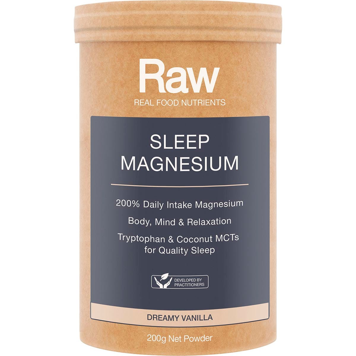 Amazonia Raw Sleep Magnesium Dreamy Vanilla 200g - Amazonia