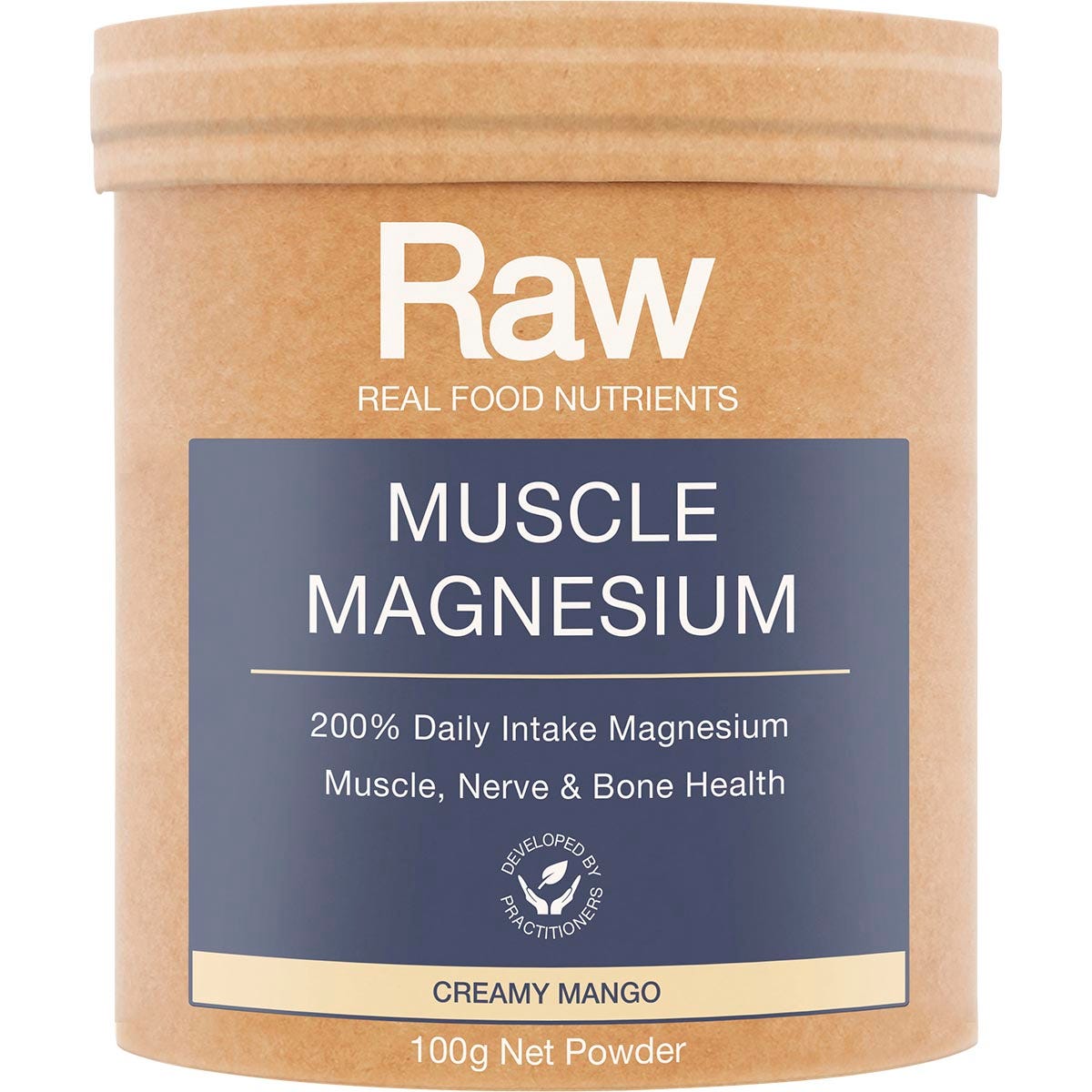 Amazonia Raw Muscle Magnesium Creamy Mango 100g - Amazonia