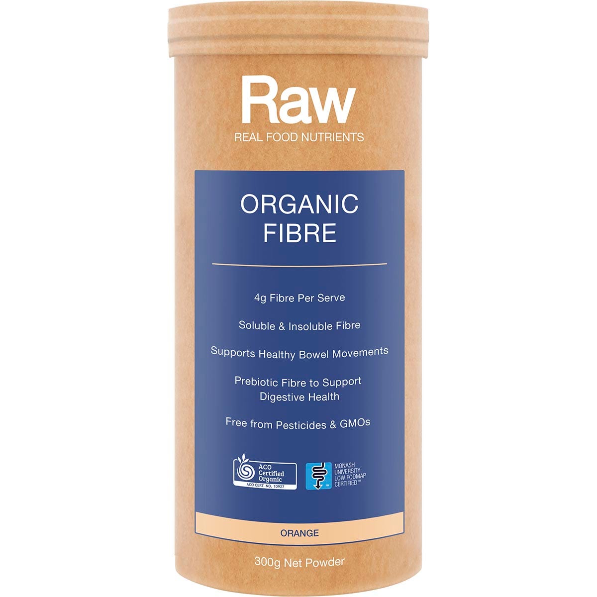 Amazonia Raw Organic Fibre Orange 300g - Amazonia