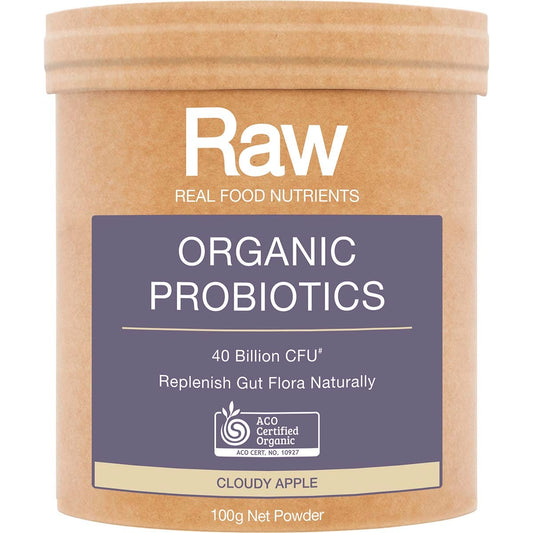 Amazonia Raw Organic Probiotics Cloudy Apple 100g - Amazonia