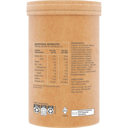 Amazonia Raw Organic Probiotics Cloudy Apple 200g - Amazonia