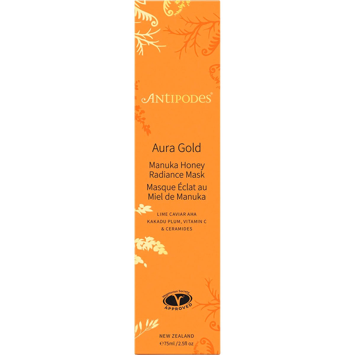 Antipodes Aura Gold Manuka Honey Radiance Mask 75ml - Antipodes