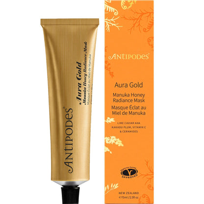Antipodes Aura Gold Manuka Honey Radiance Mask 75ml - Antipodes