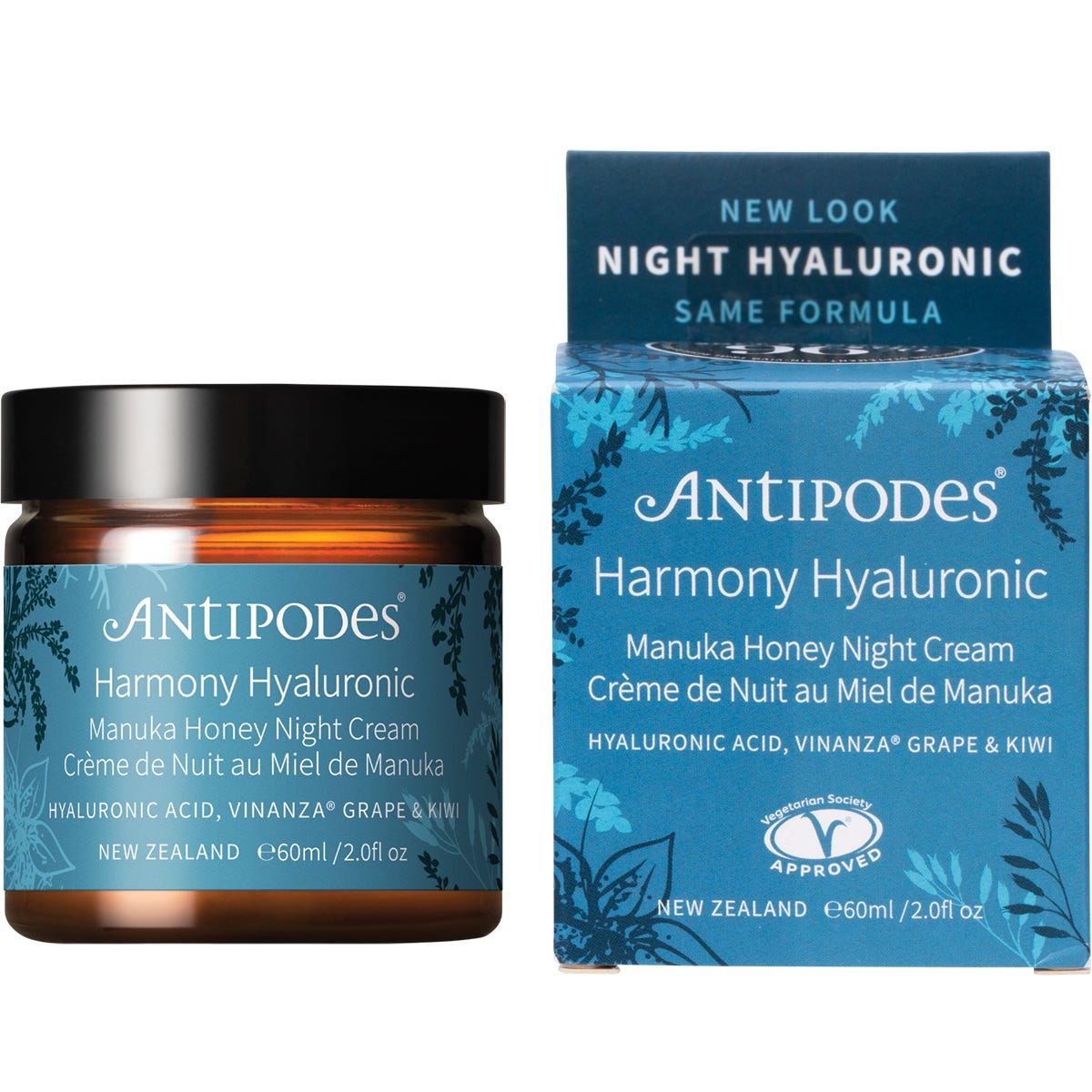 Antipodes Harmony Hyaluronic Manuka Honey Night Cream 60ml - Antipodes