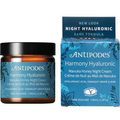 Antipodes Harmony Hyaluronic Manuka Honey Night Cream 60ml - Antipodes