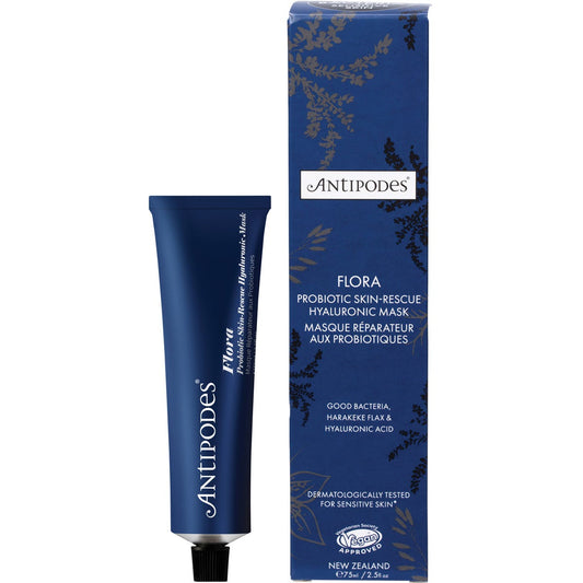 Antipodes Flora Probiotic Skin-Rescue Hyaluronic Mask 75ml - Antipodes