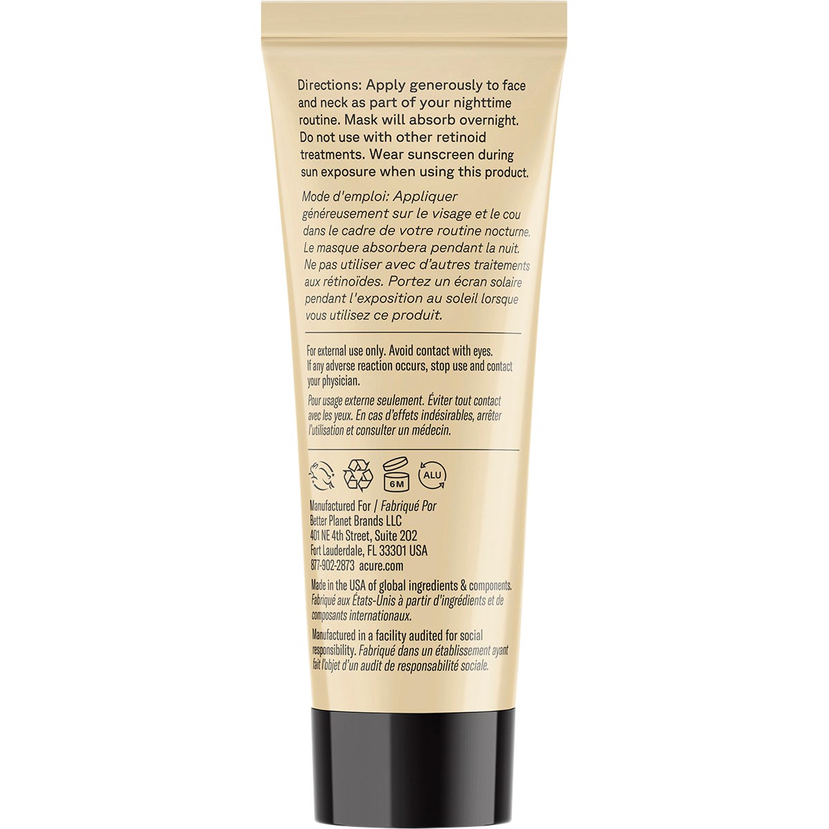 ACURE Revived Radiance Overnight Mask 50ml - ACURE