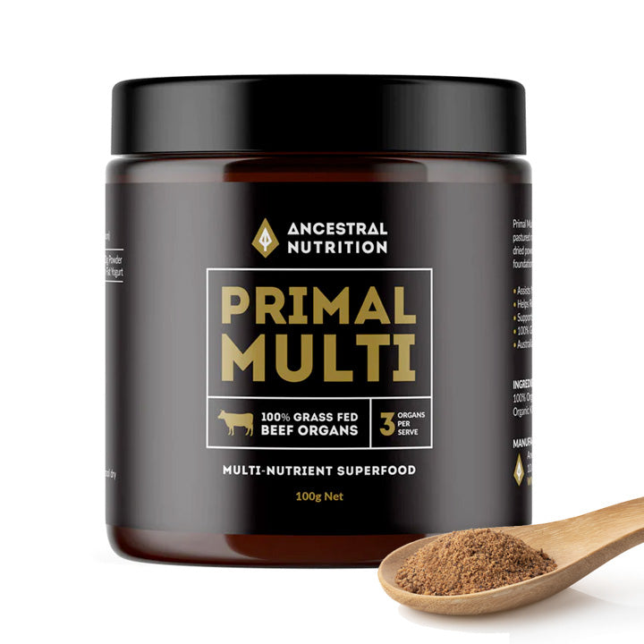 Ancestral Nutrition Primal Multi - Grass Fed Beef Organs - 30 Servings