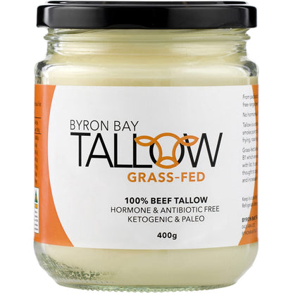 BYRON BAY TALLOW Grass Fed Beef Tallow 400g - BYRON BAY TALLOW