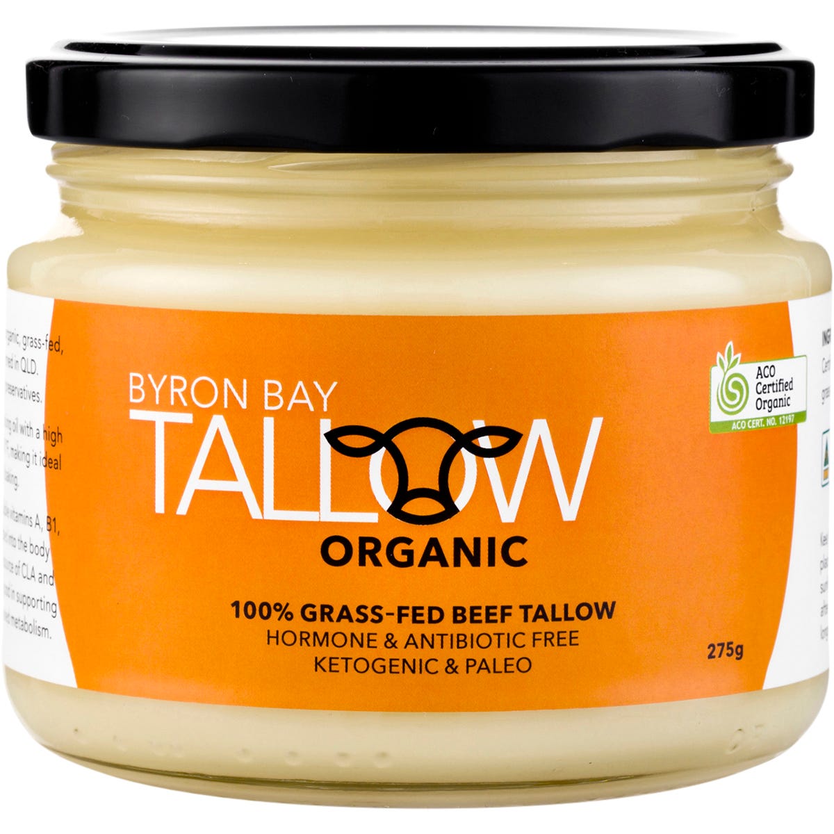 BYRON BAY TALLOW Organic Grass Fed Beef Tallow 275g - BYRON BAY TALLOW