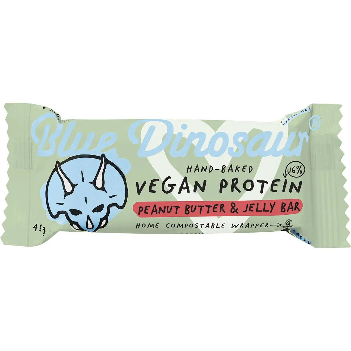 BLUE DINOSAUR Hand-Baked Vegan Protein Bar 45g