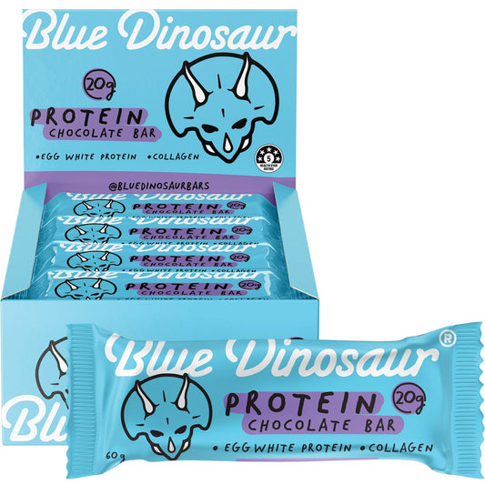 Blue Dinosaur Chocolate Protein Bar 12x60g - Blue Dinosaur