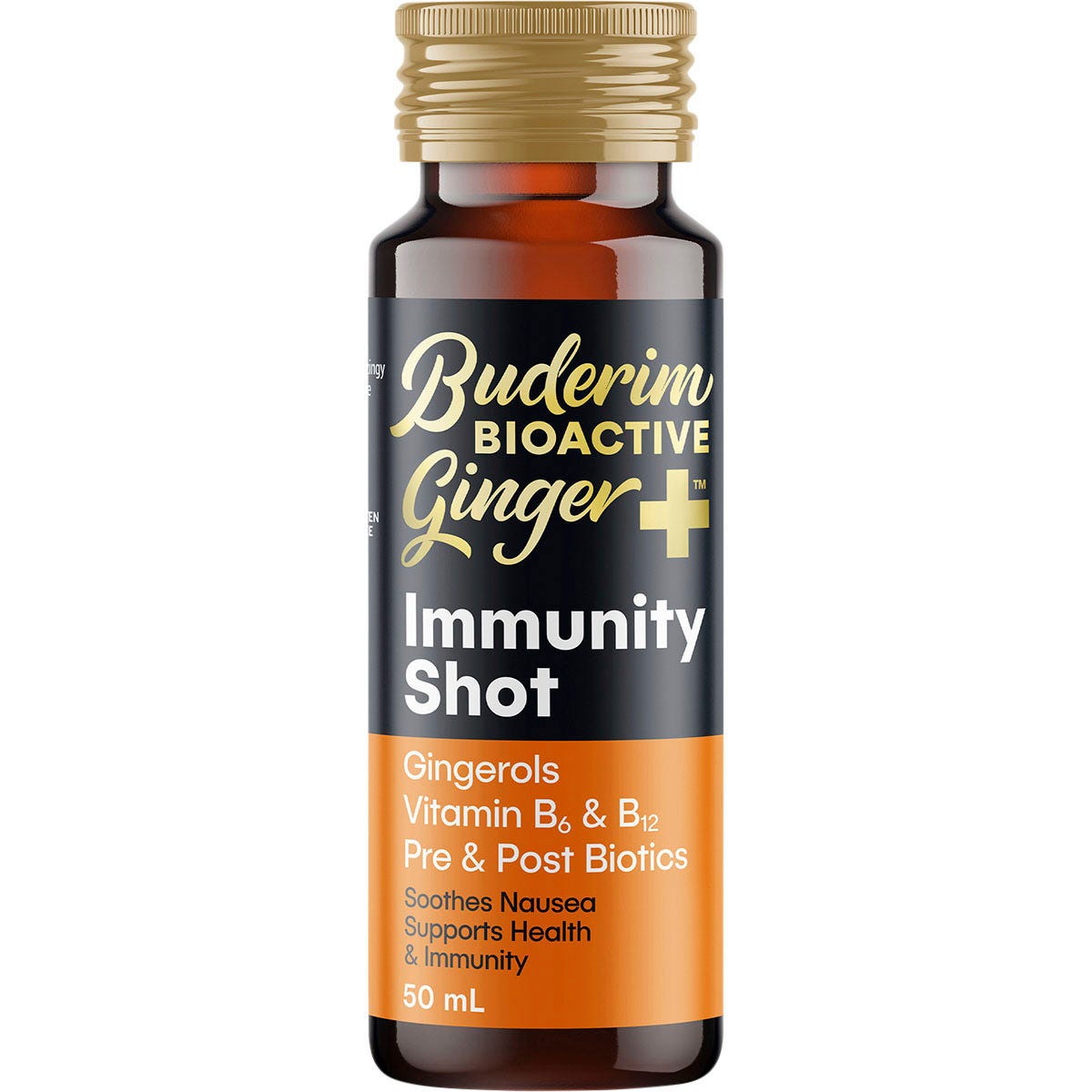 Buderim Ginger BioActive+ Immunity Shot 10x50ml - Buderim Ginger