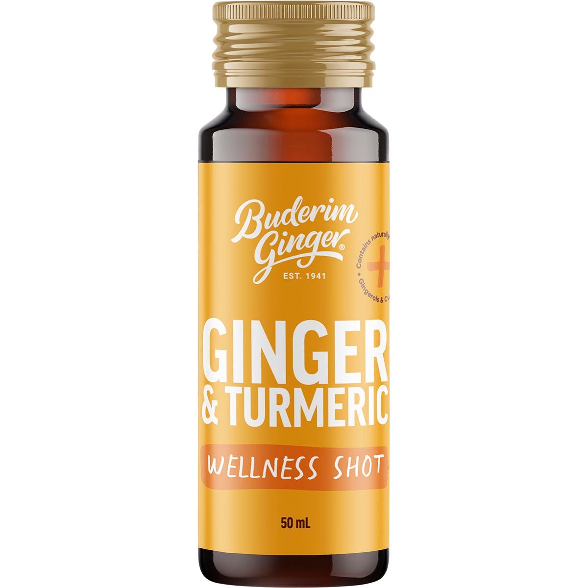 Buderim Ginger Ginger & Turmeric Wellness Shot 10x50ml - Buderim Ginger