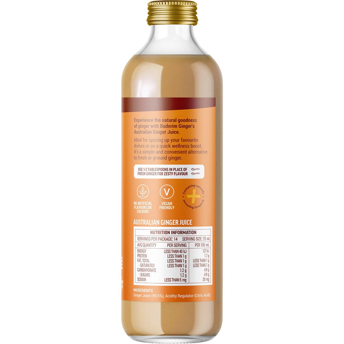 Buderim Ginger Australian Ginger Juice 350ml - Buderim Ginger