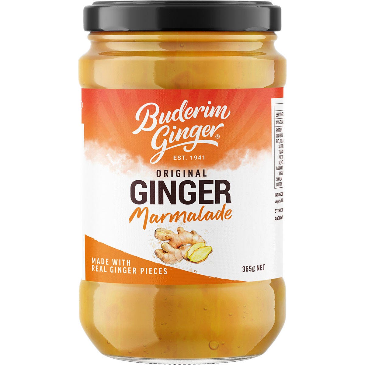 Buderim Ginger Original Ginger Marmalade 365g - Buderim Ginger