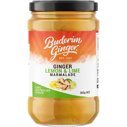 Buderim Ginger Ginger Lemon & Lime Marmalade 365g - Buderim Ginger