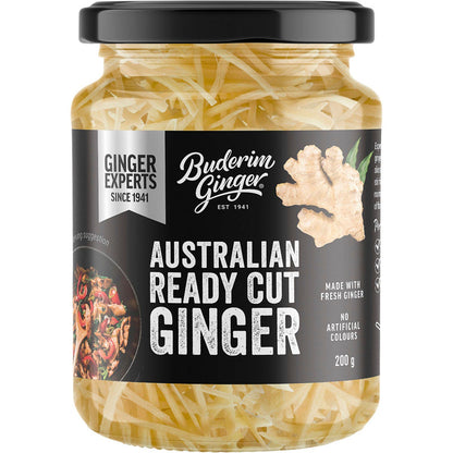 Buderim Ginger Australian Ready Cut Ginger 200g - Buderim Ginger