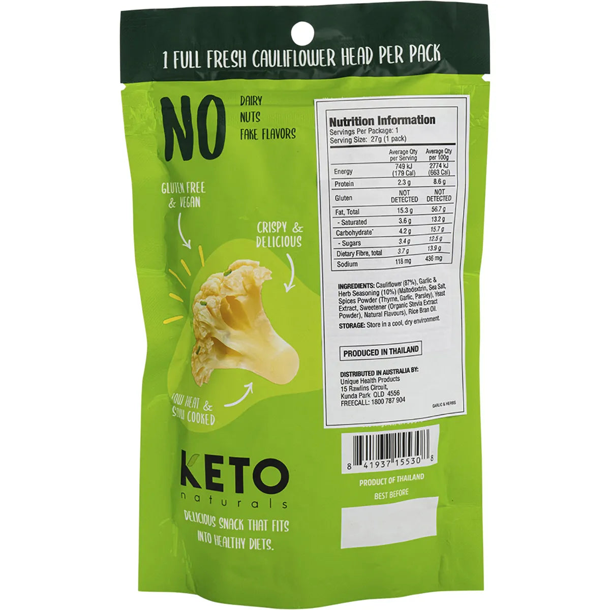 Keto Naturals Crispy Cauli Bites