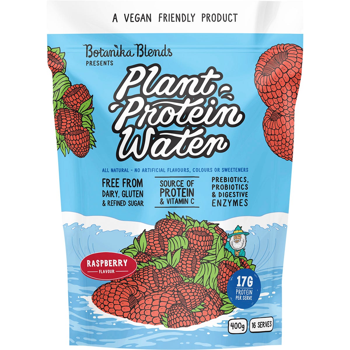Botanika Blends Plant Protein Water Raspberry 400g - Botanika Blends