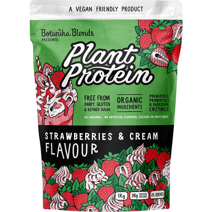 Botanika Blends Plant Protein Strawberries & Cream 1kg - Botanika Blends