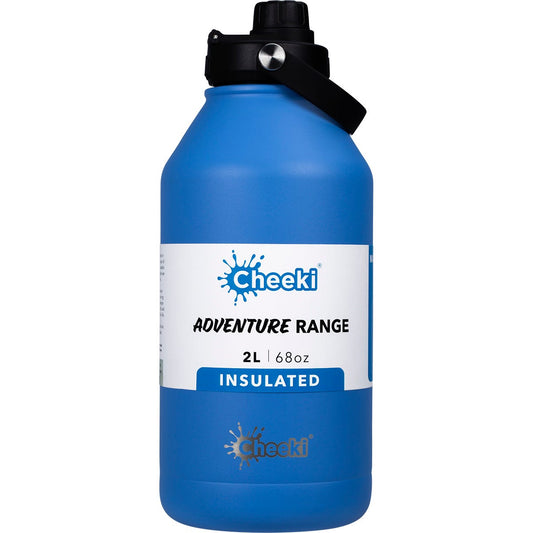 Cheeki Stainless Steel Bottle Adventure Insulated Azure 2L - Cheeki