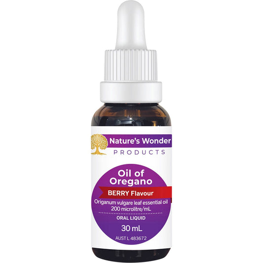 Cayenne Nature's Wonder Oil of Oregano Berry Flavour 30ml - Cayenne Nature's Wonder