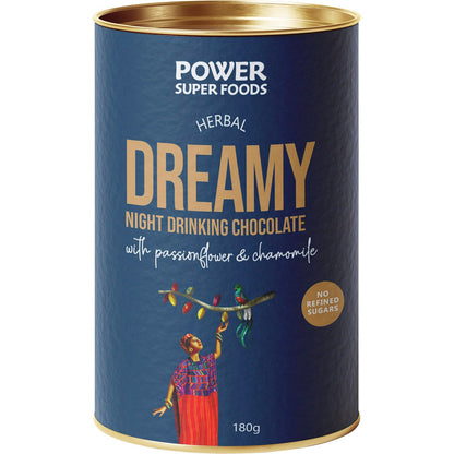 Power Super Foods Dreamy Night Drinking Chocolate 180g - Power Super Foods