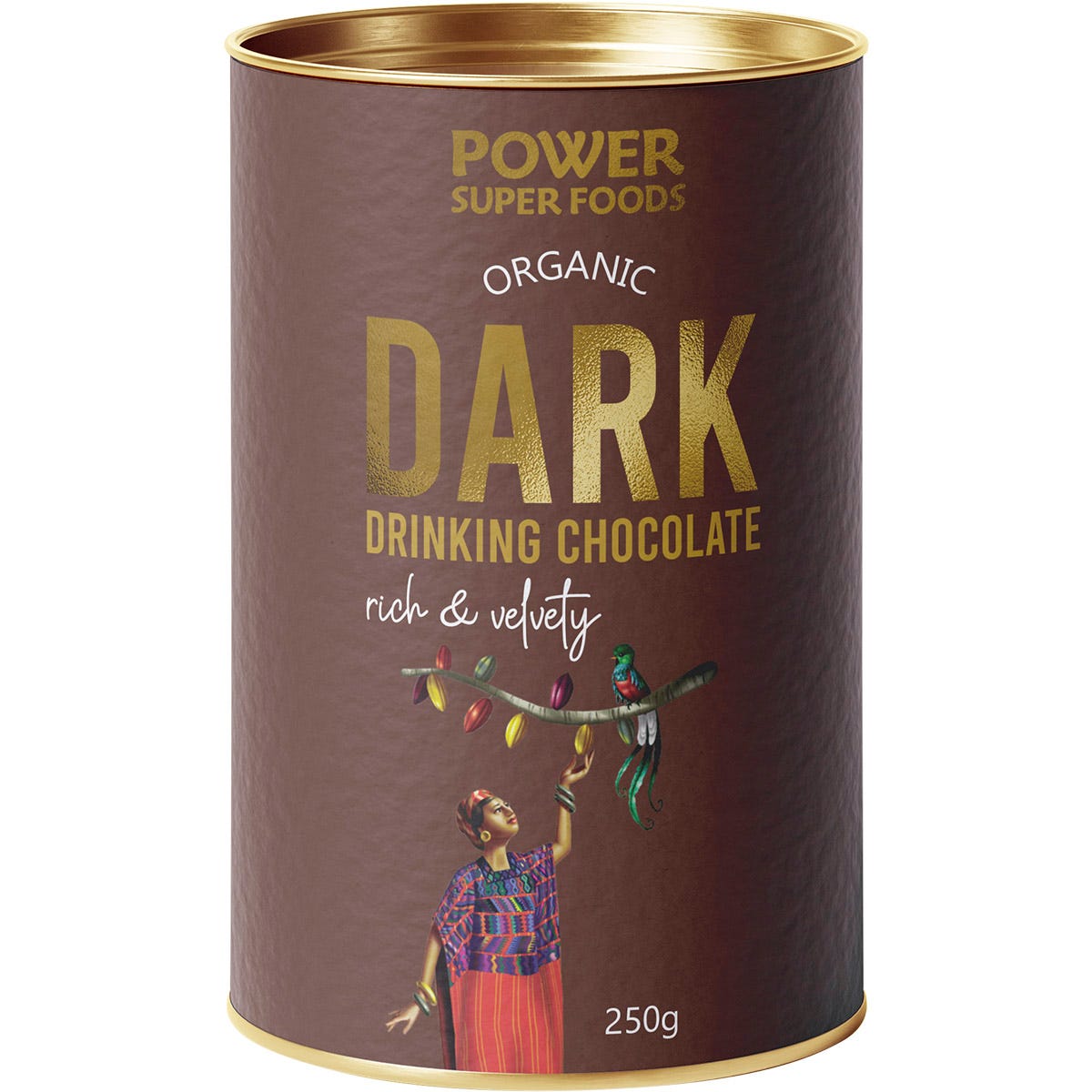 Power Super Foods Dark Drinking Chocolate  250g - Power Super Foods
